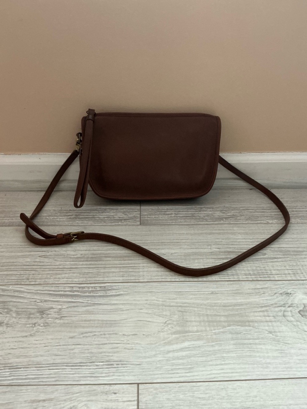 Coach Brown Leather Crossbody Bag